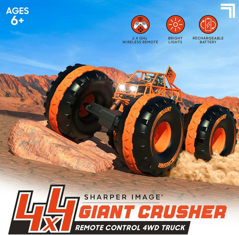 Sharper Image 4x4 Giant Crusher Remote Control 4WD Truck