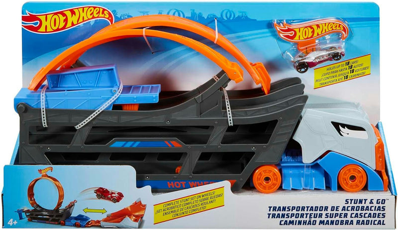 Hot Wheels Stunt And Go Hauler