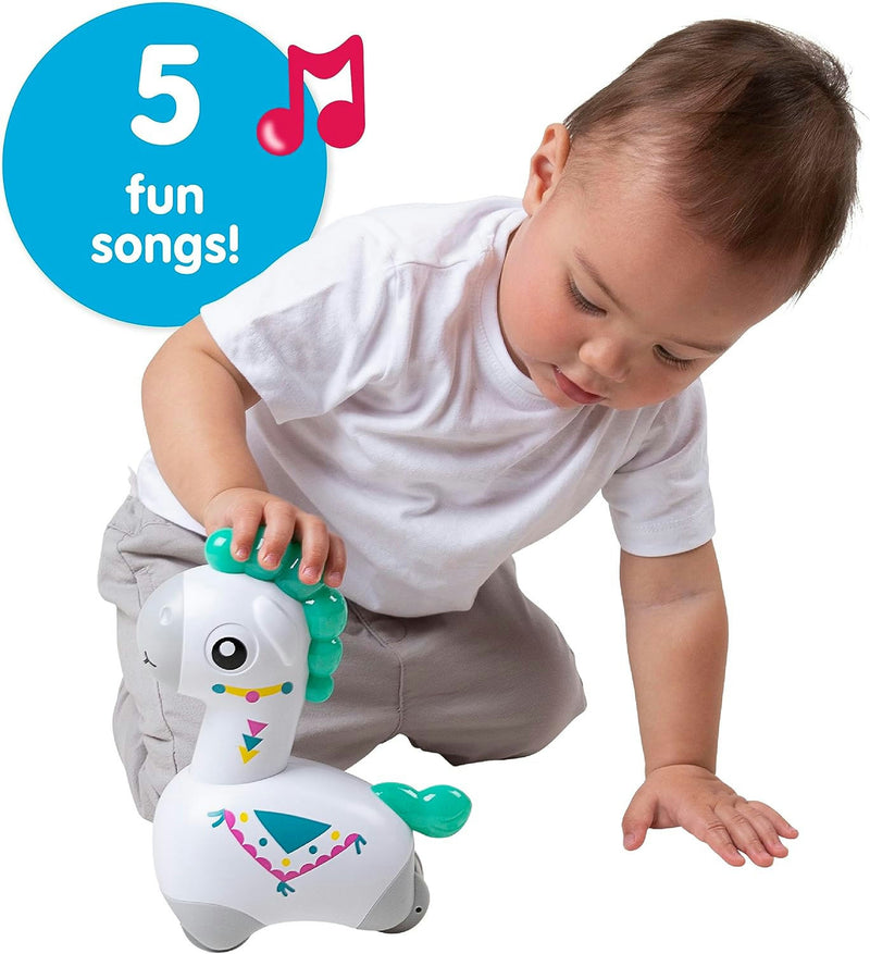 Playgro Light Me Up Push and Go Musical Llama