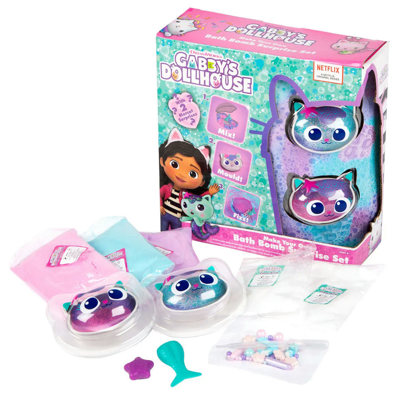 Gabby's Dollhouse Make Your Own Bath Bomb Surprise Set