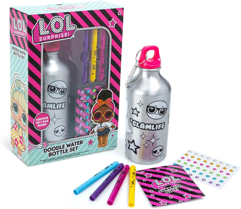 LOL Surprise! Doodle Water Bottle Set