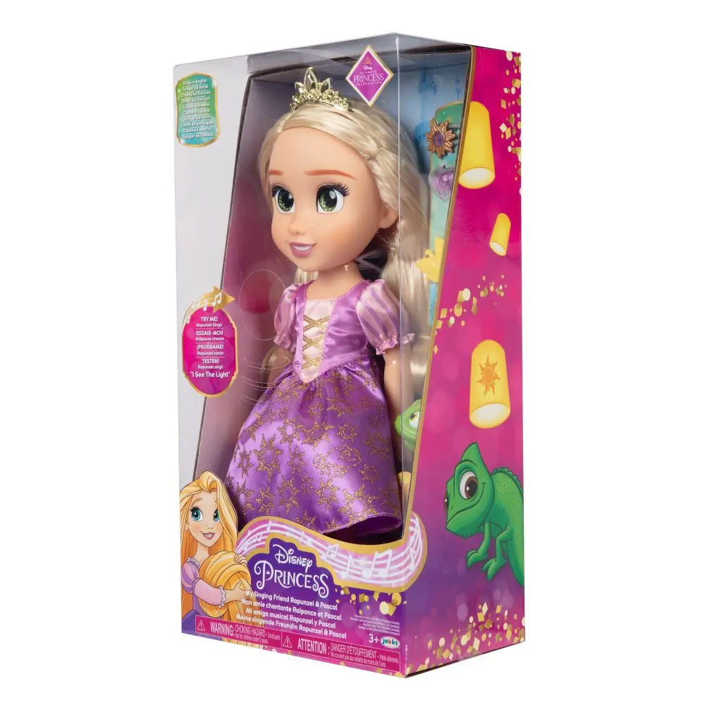 Disney Princess دمية Rapunzel Singing Friend ١٤ بوصة يعمل بالبطارية
