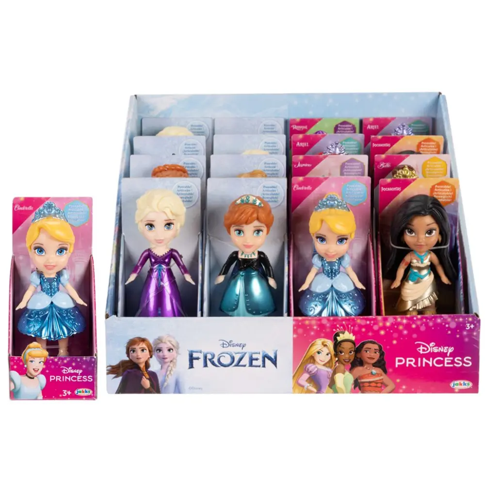 Disney Princess & Frozen صغير Toddlers ٣ بوصة شخصيات متنوعة قطعة واحدة