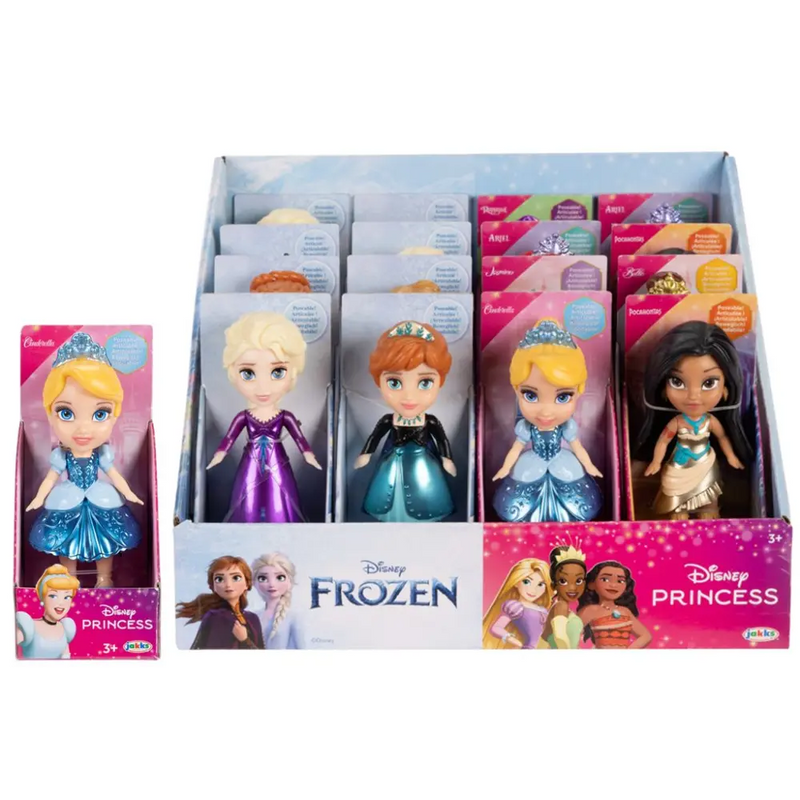 Disney Princess & Frozen صغير Toddlers ٣ بوصة شخصيات متنوعة قطعة واحدة