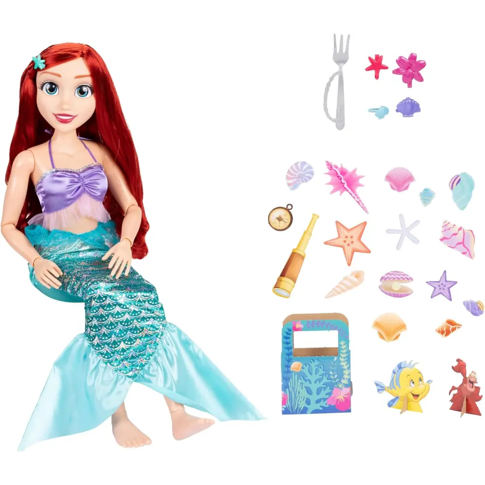 Disney Princess Ariel Doll Playdate with Accessories 32-Inch