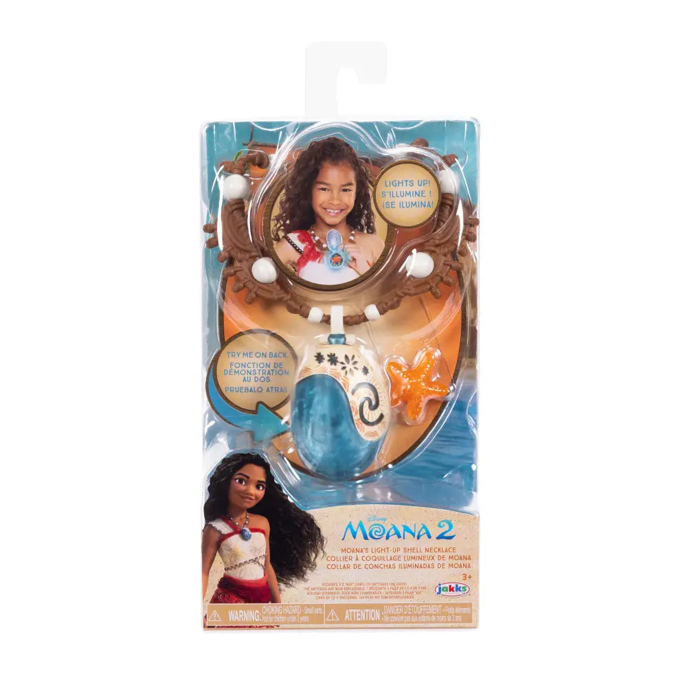 Moana2 Sea Star Magical Necklace Battery Operated