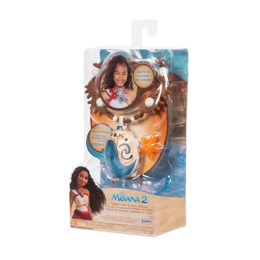 Moana2 Sea Star Magical Necklace Battery Operated
