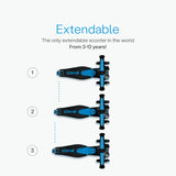 SmarTrike Xtend Blue Adjustable Scooter Ride-On for Kids