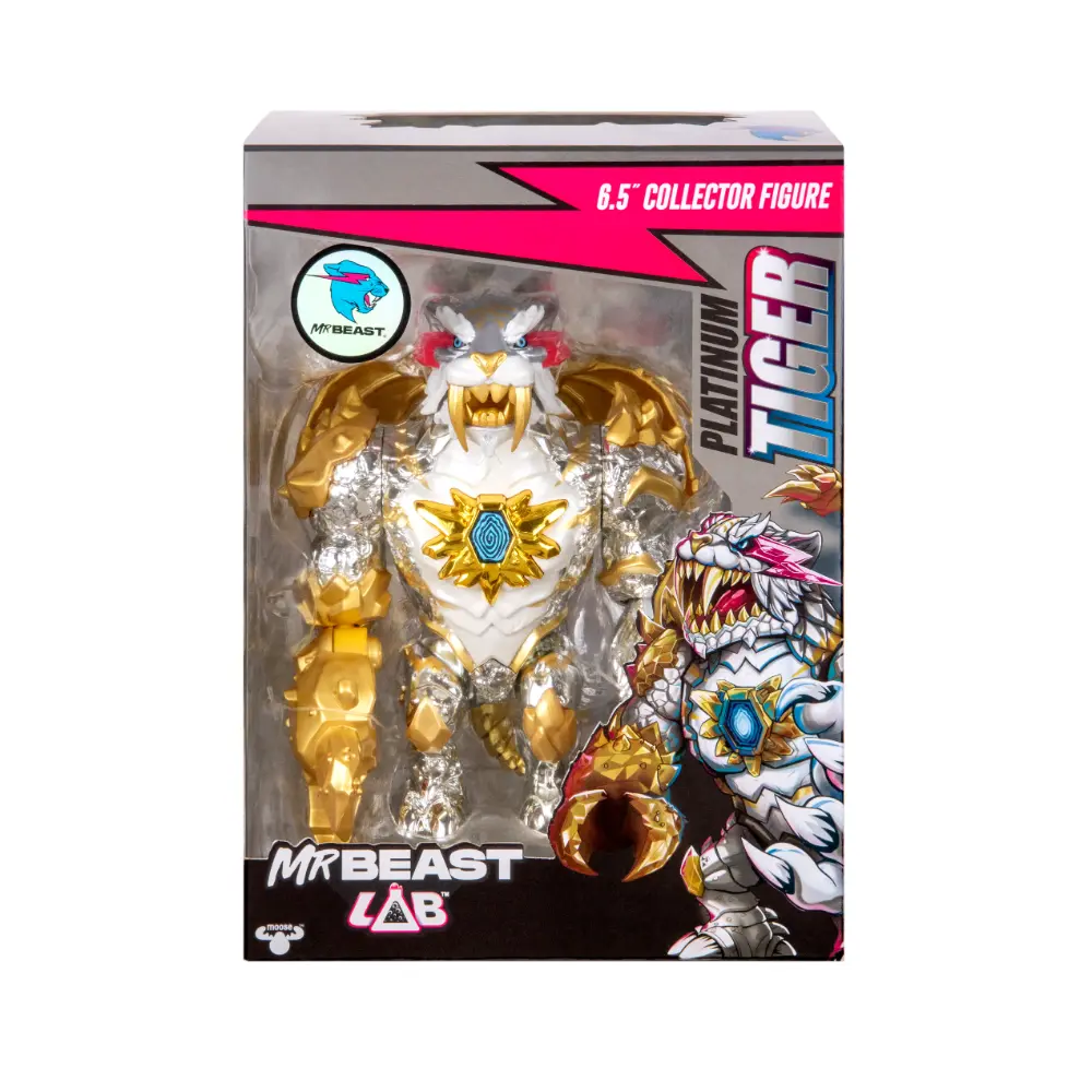 تمثال تايجر من مجموعة Mrbeast Lab Collector