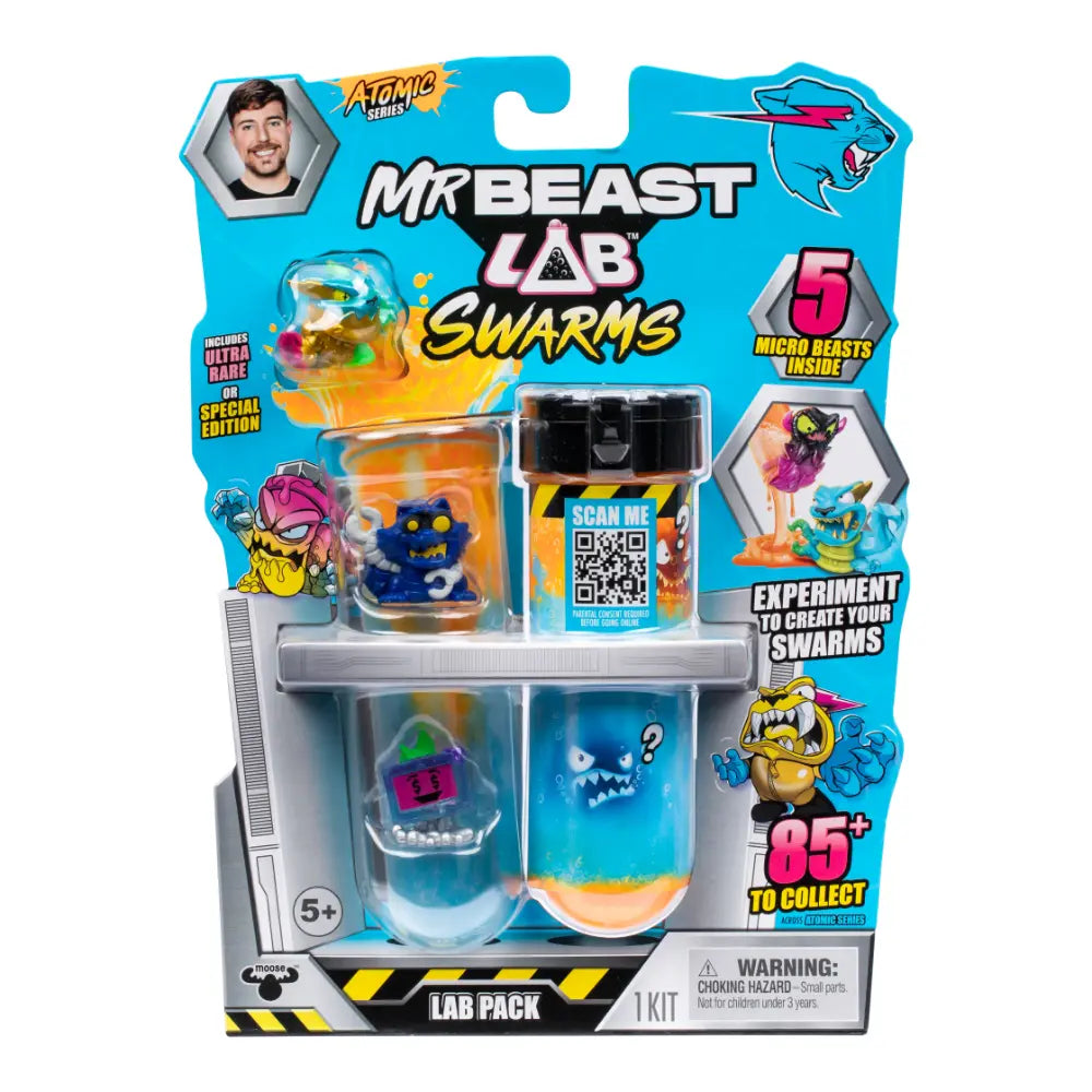 مجموعة من 5 قطع من Mrbeast Lab Swarms S2 Lab