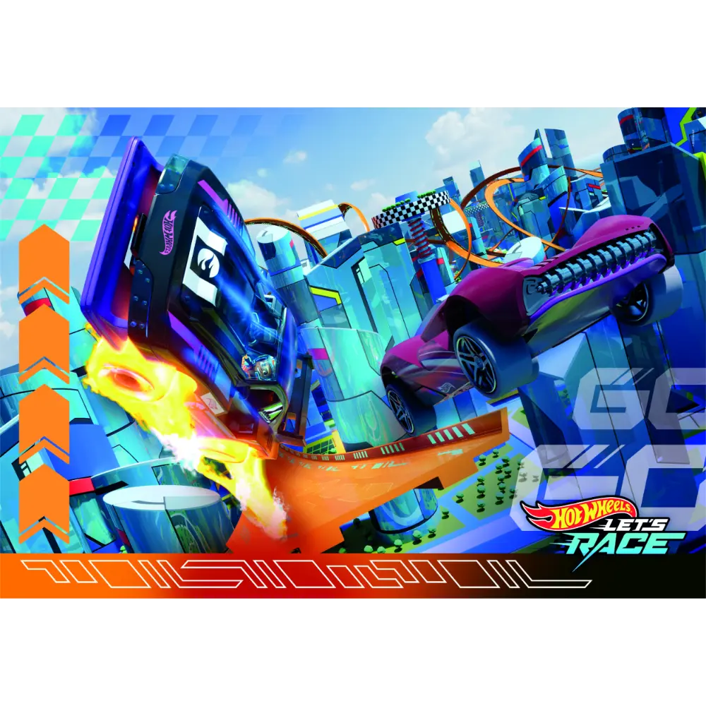 Clementoni Puzzle Hotwheels Racing