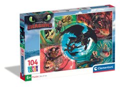 Clementoni  104-pieces Puzzle Dragons Trainer