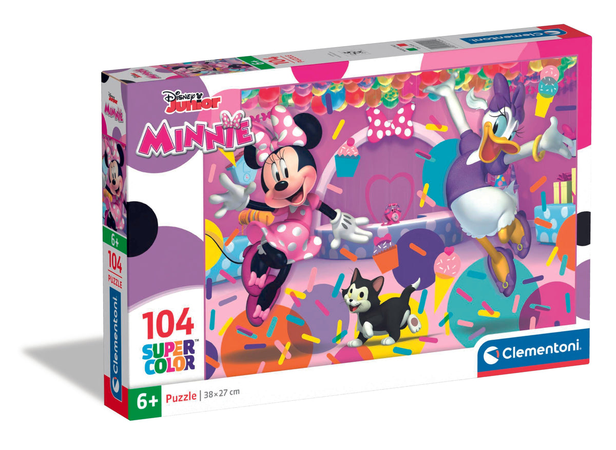 ألغاز للأطفال - Clementoni ١٠٤-piecesPuzzle Minnie Party Time