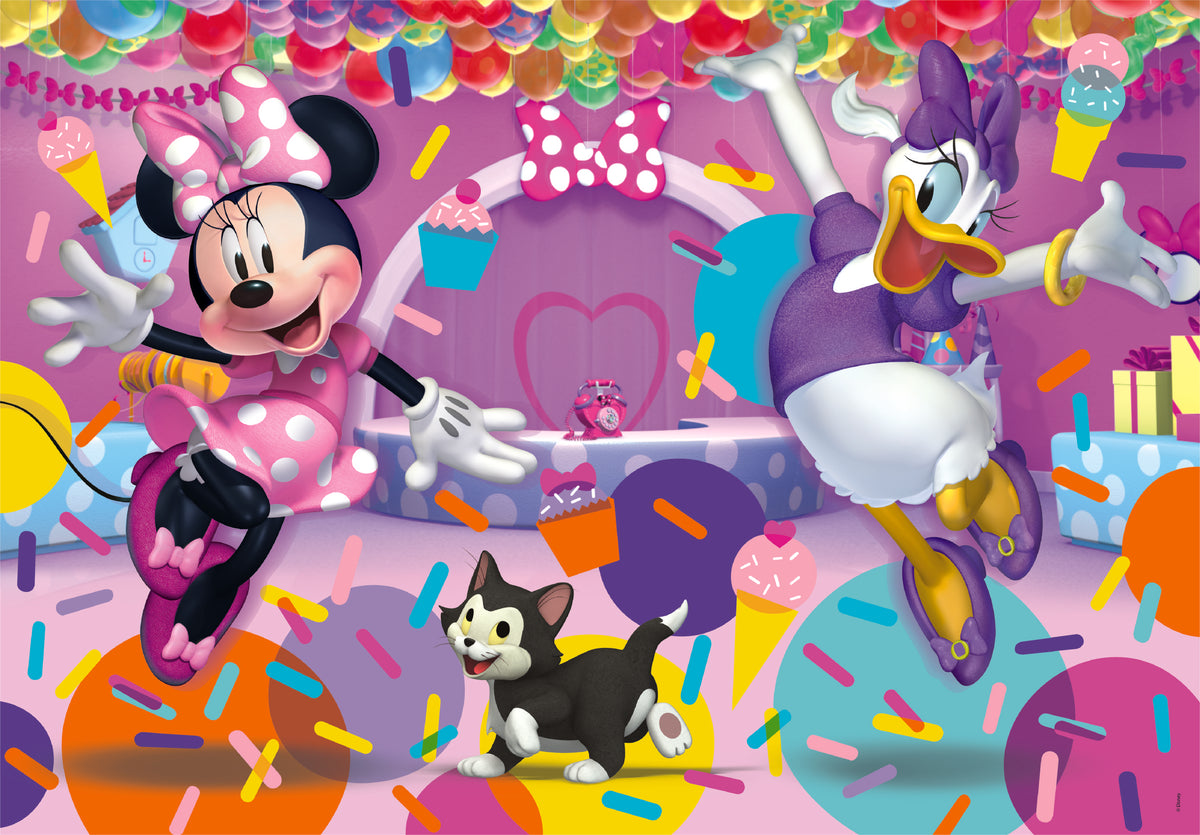 ألغاز للأطفال - Clementoni ١٠٤-piecesPuzzle Minnie Party Time