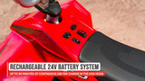 Razor Dirt Quad Red Electric 4-Wheeler 13Km/Hr