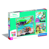 Clementoni Puzzle Disney Classics 3X48pcs