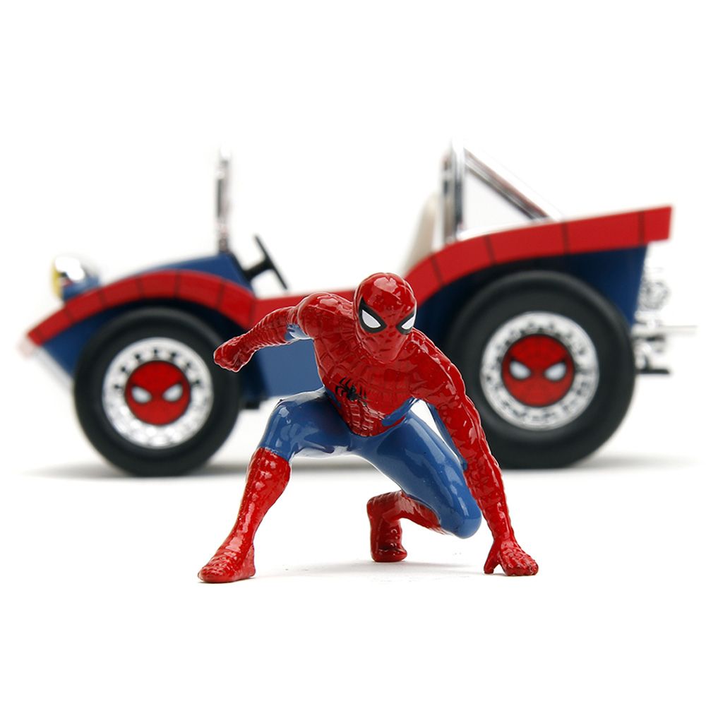 Jada Marvel Spider-Man Buggy 1:24 Die-Cast Vehicle Toy for Kids