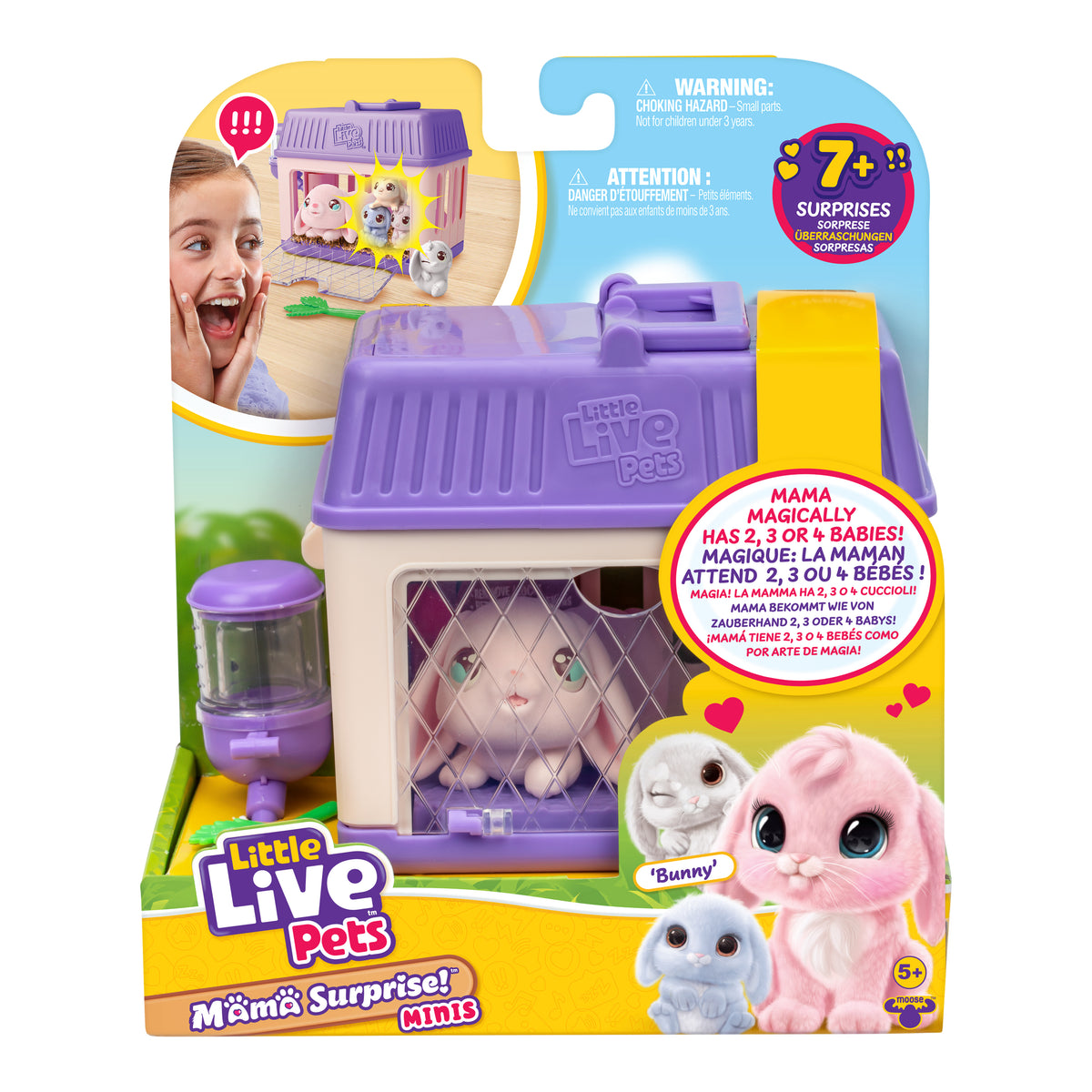 Little Live Pets Mama Surprise S4 Mini Bunny Playset