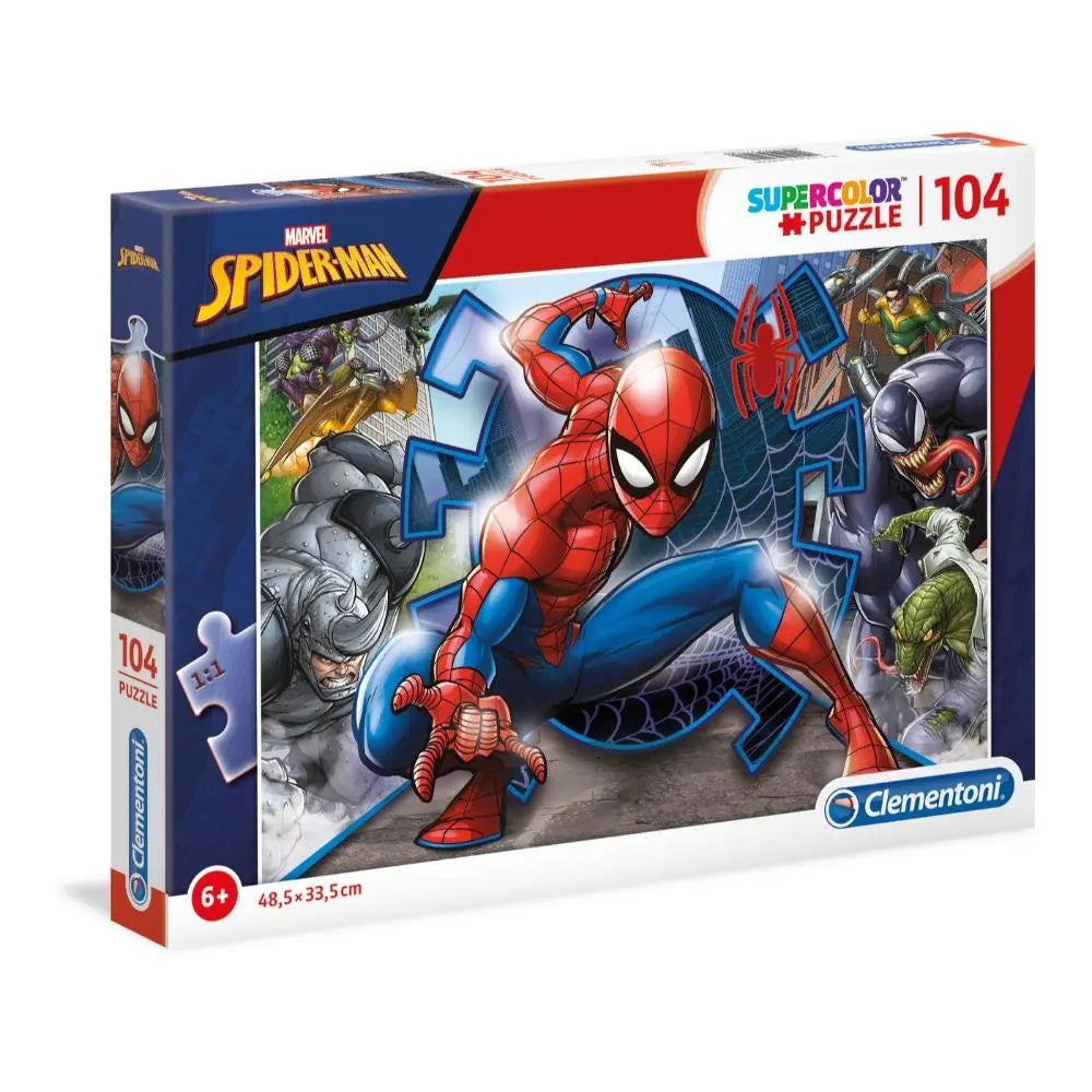 Clem. Puzzle Spiderman 104Pcs
