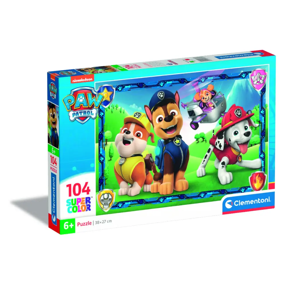 Clementoni Puzzle Paw Patrol Happy 104 Pcs