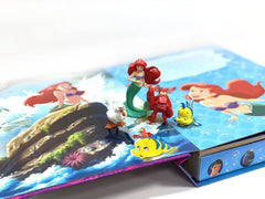 Disney The Little Mermaid Busy Books Storybook with Figurines and Playmat for Kids