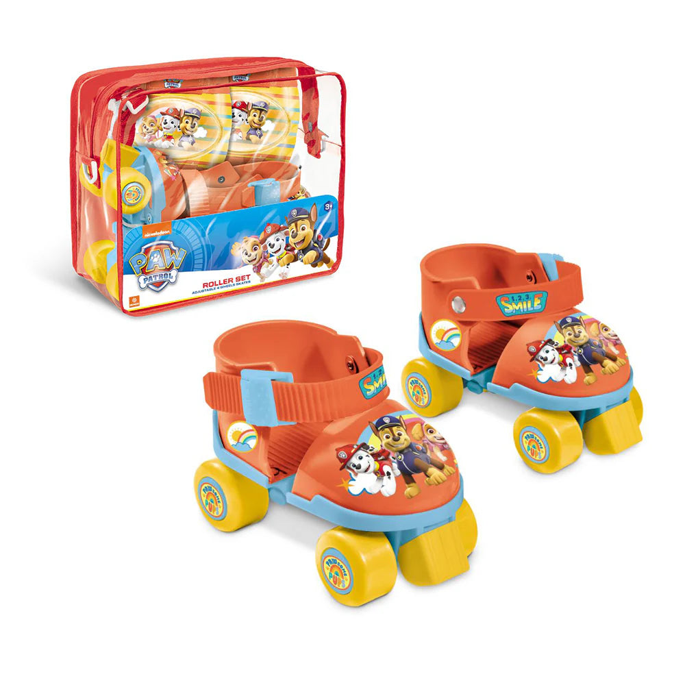 Mondo Roller 4wheels Paw Patrol Skates Set Adjustable 22-29