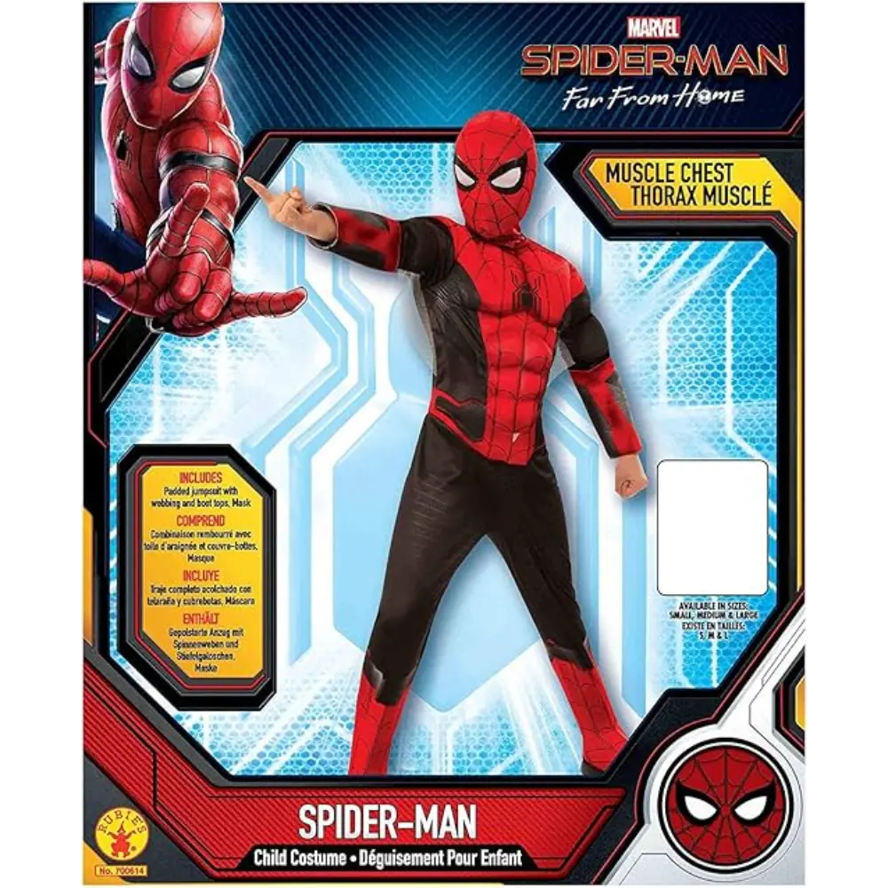 Rubies Far From Homespiderman Deluxe Lrg