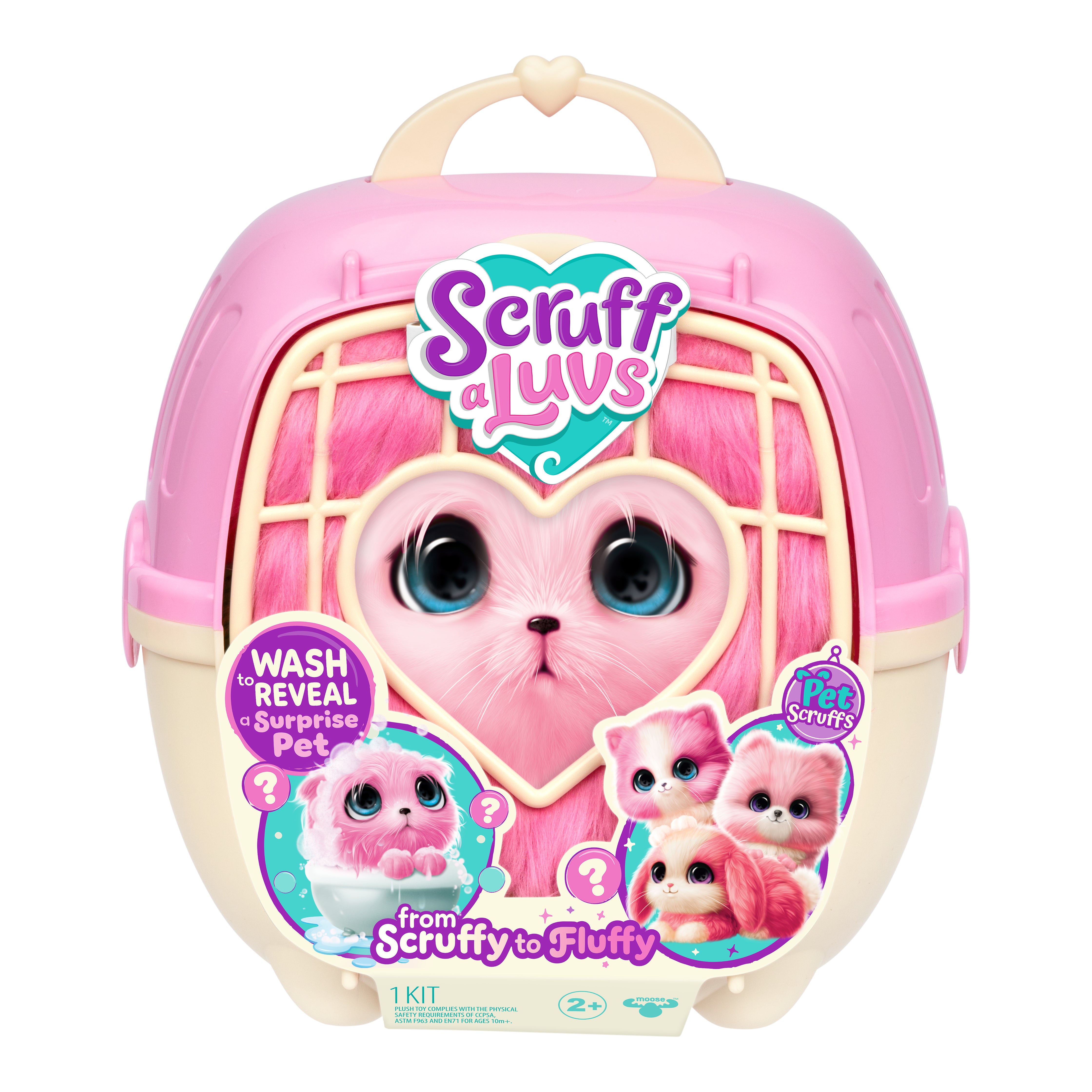 Scruff A Luvs Pet Pink Single Pack
