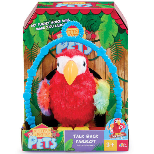 ببغاء Pitter Patter Pets المتكلم والمردد للكلام