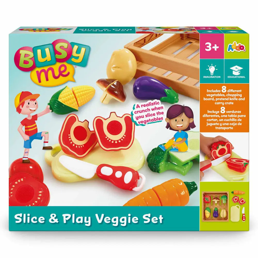 ADDO Busy me Slice and Play Veggie Toy Set