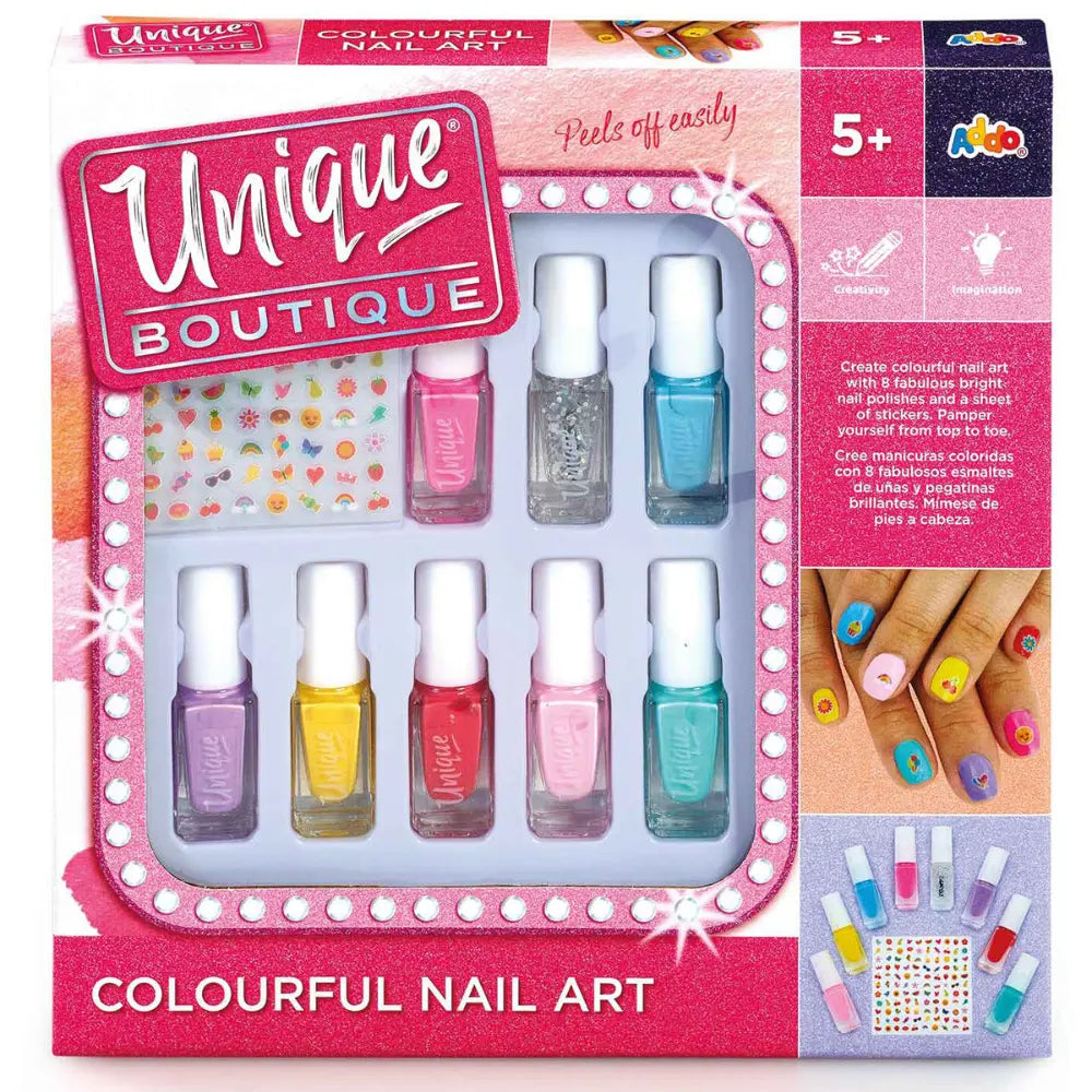 Addo Uniqboutiqe 8 Nail Polish & Sticker