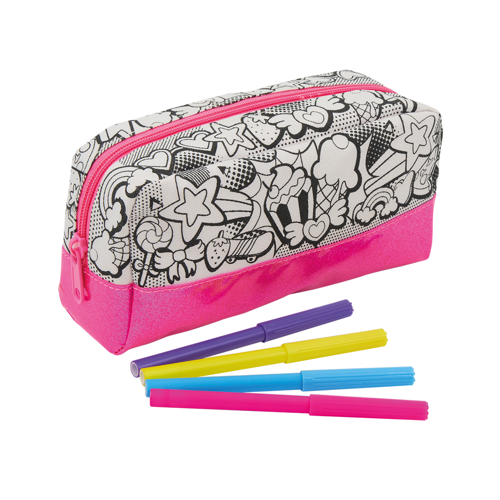 ADDO Out To Impress Colour Your Own Pencil Case