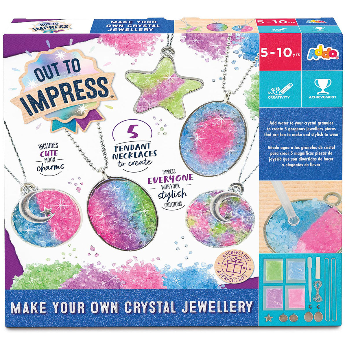 ألعاب التجميل والتأنق - Addo Out To Impress Make Your Own Crystal Jewelry
