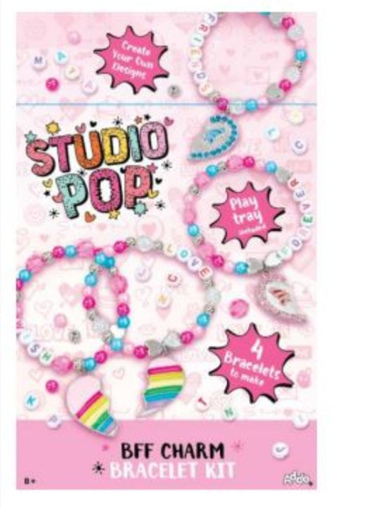 Studio Pop BFF Charm Bracelet Craft طقم for Ages ٨+