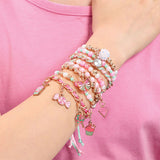 Studio Pop Pretty in وردي Bracelet Craft طقم for Kids
