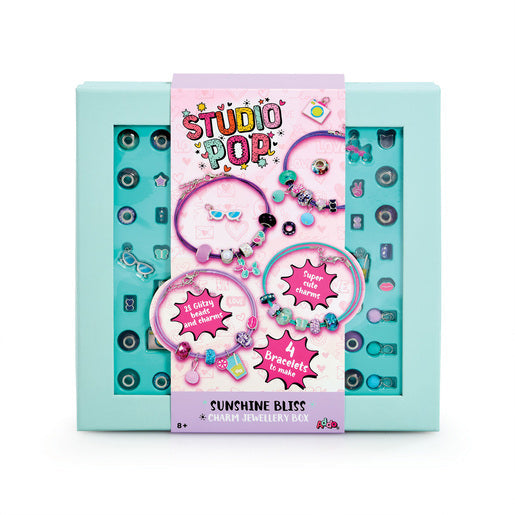 Studio Pop Summer Bliss Charm Jewellery Craft طقم for Ages ٨+