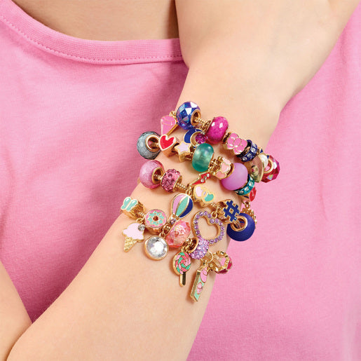 Studio Pop Sparkling Treasures Charm Bracelet Craft طقم for Ages ٨+