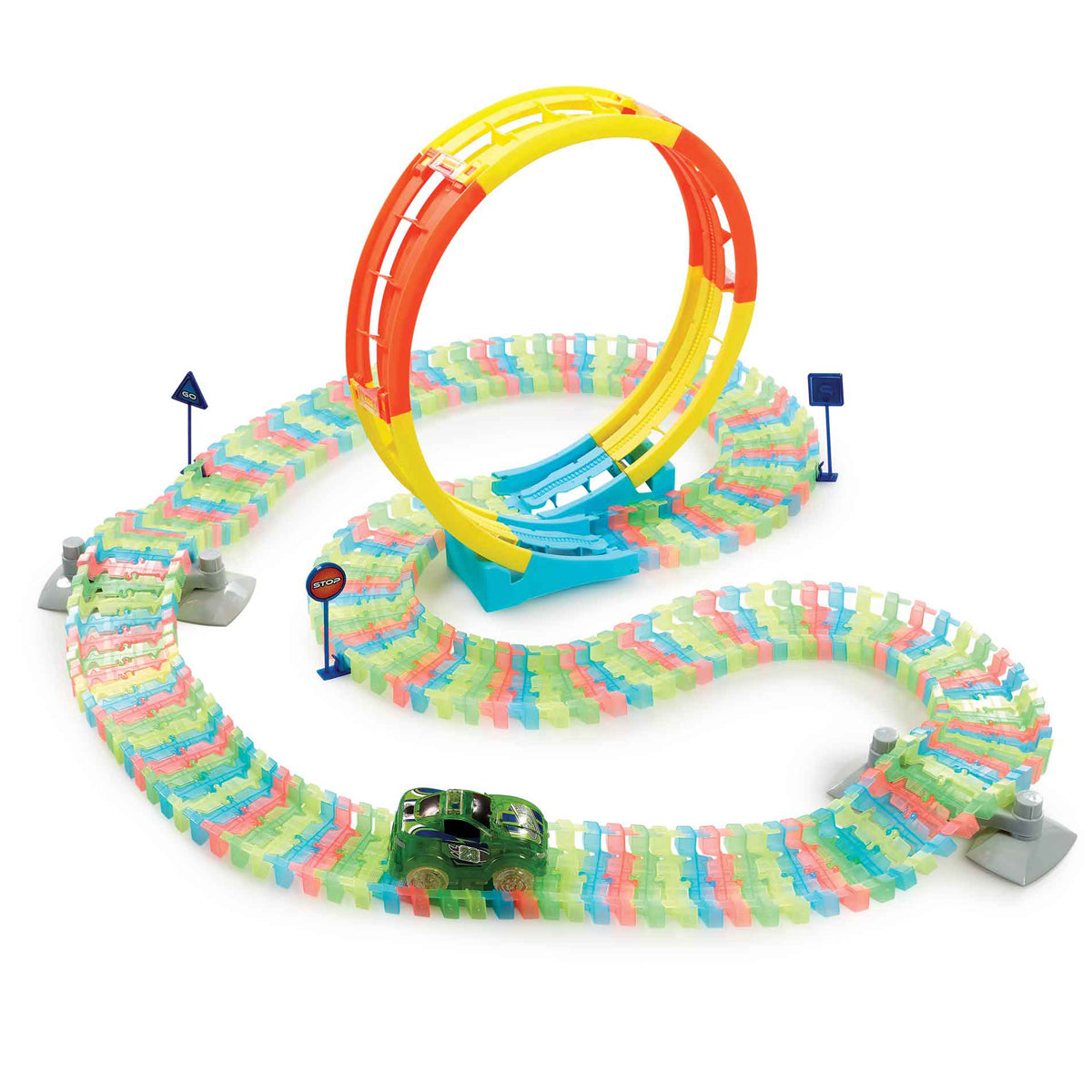 ADDO Totally Track Glow Loop 165-pieces Battery Operated