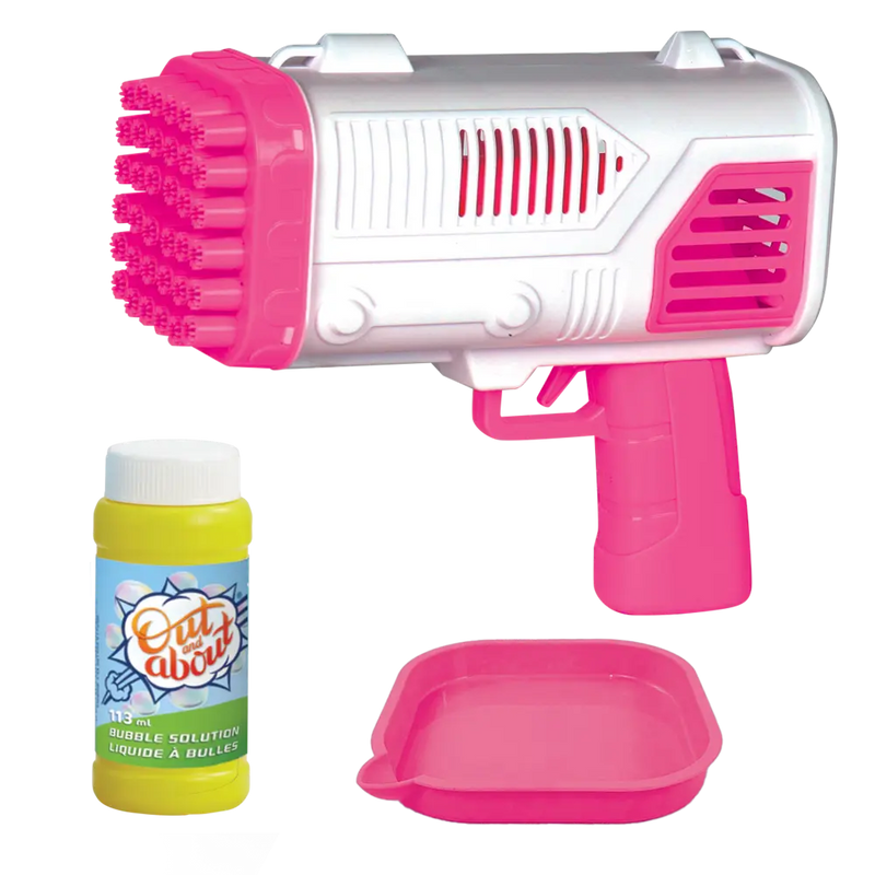 Addo Out and About Xtreme Bubble Blaster Pink Battery Operated