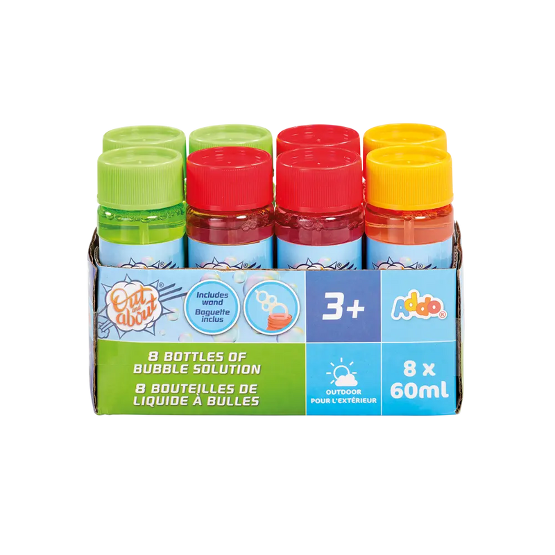 Addo Out and About Bubble Solution 8X60Ml