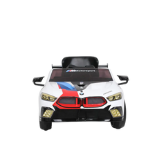 Rollplay BMW M8 GTE Racing 12V RC Ride-On for Kids - White