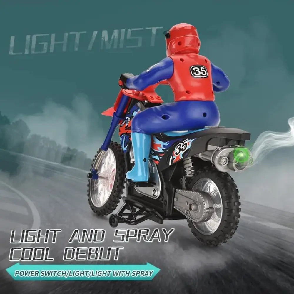 Crazon Scale 1:10 Smoking Motorcycle B/O