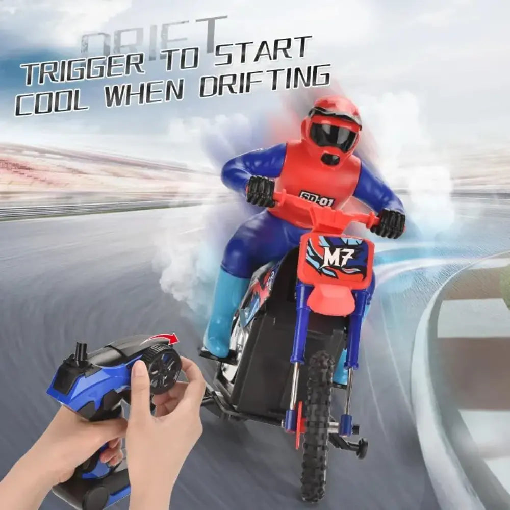 Crazon Scale 1:10 Smoking Motorcycle B/O