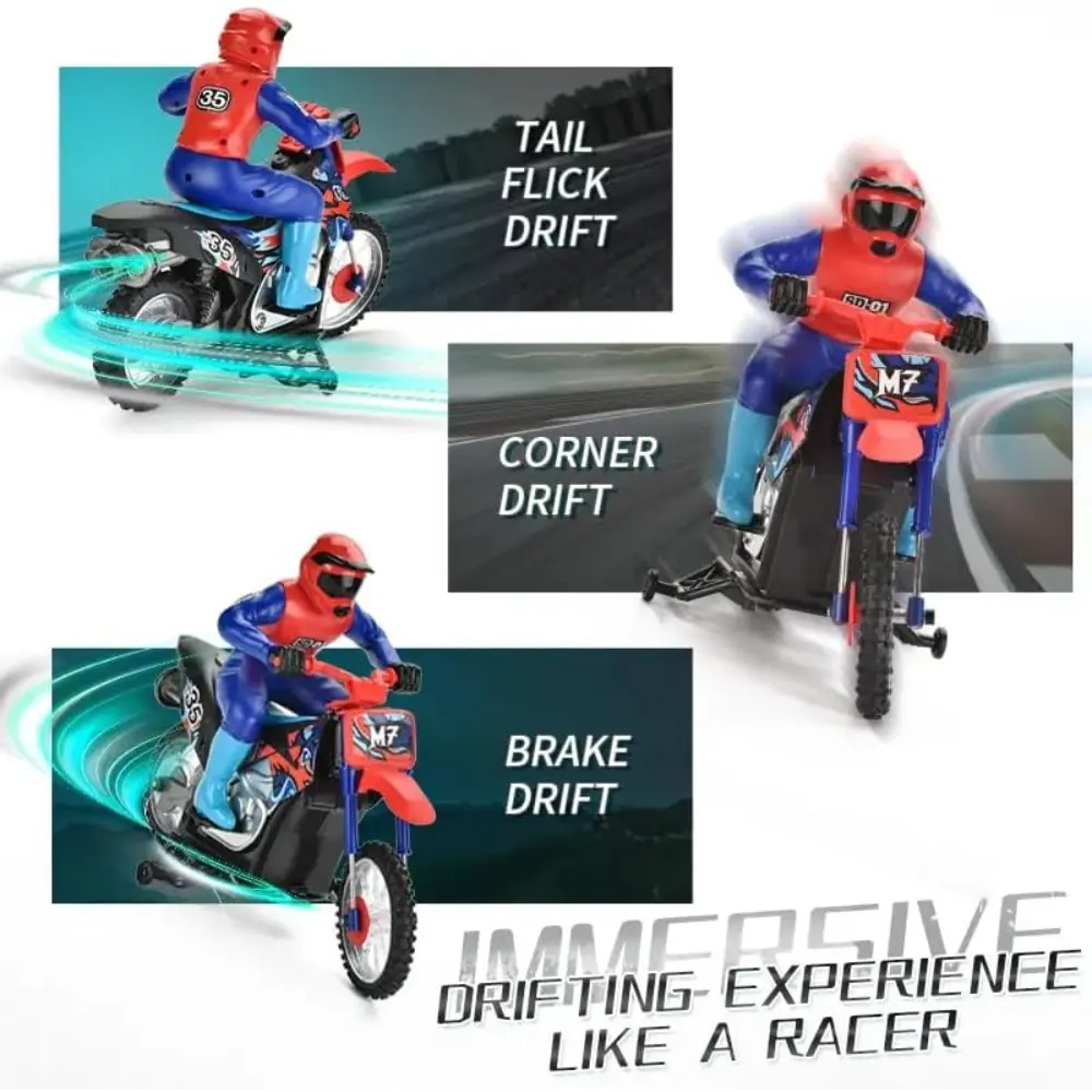 Crazon Scale 1:10 Smoking Motorcycle B/O