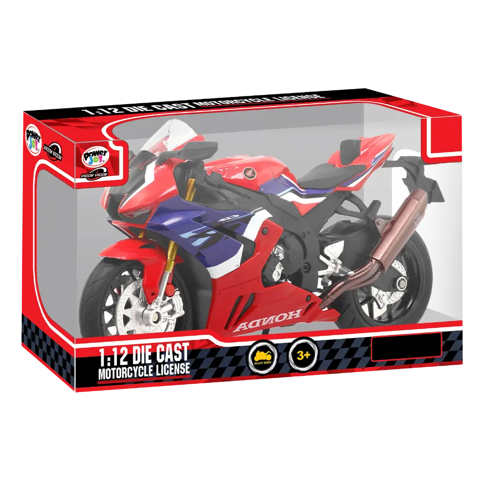 Vroom Diecast Motorcycle License 1/12 4Assortment