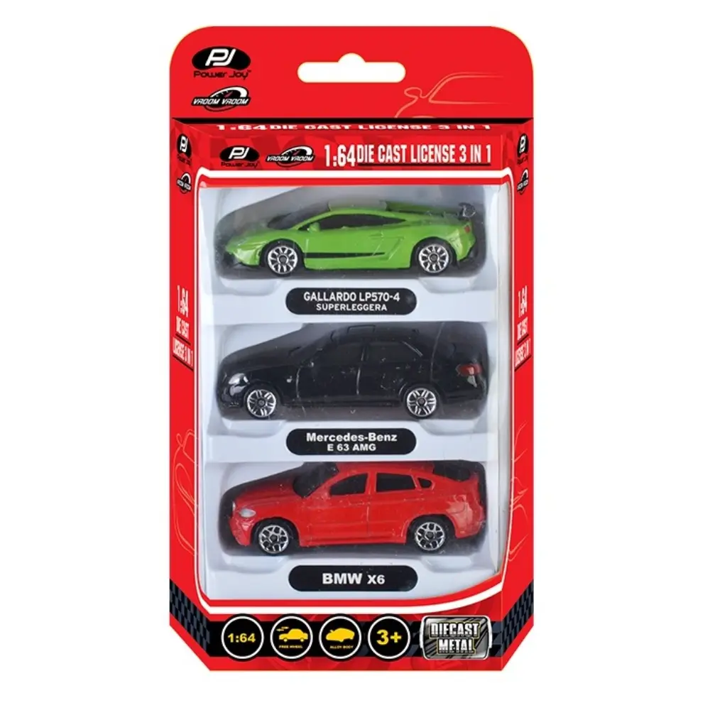 Power Joy Vroom Vroom Die Cast Unified Licensed Assorted Colours