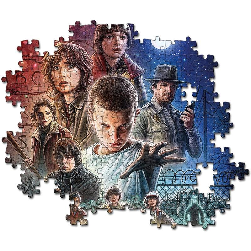 Clementoni Stranger Things ٥٠٠-قطعة Jigsaw أحجية ٤٩x٣٦cm