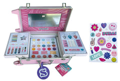 Shush Mega Makeup Travel Portable Trolley Beauty Playset with Accessories  for Kids
