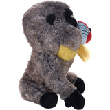 TY Beanie Boos Wasabi Baboon 10-Inch Plush Toy - Grey Collectible Stuffed Animal for Kids
