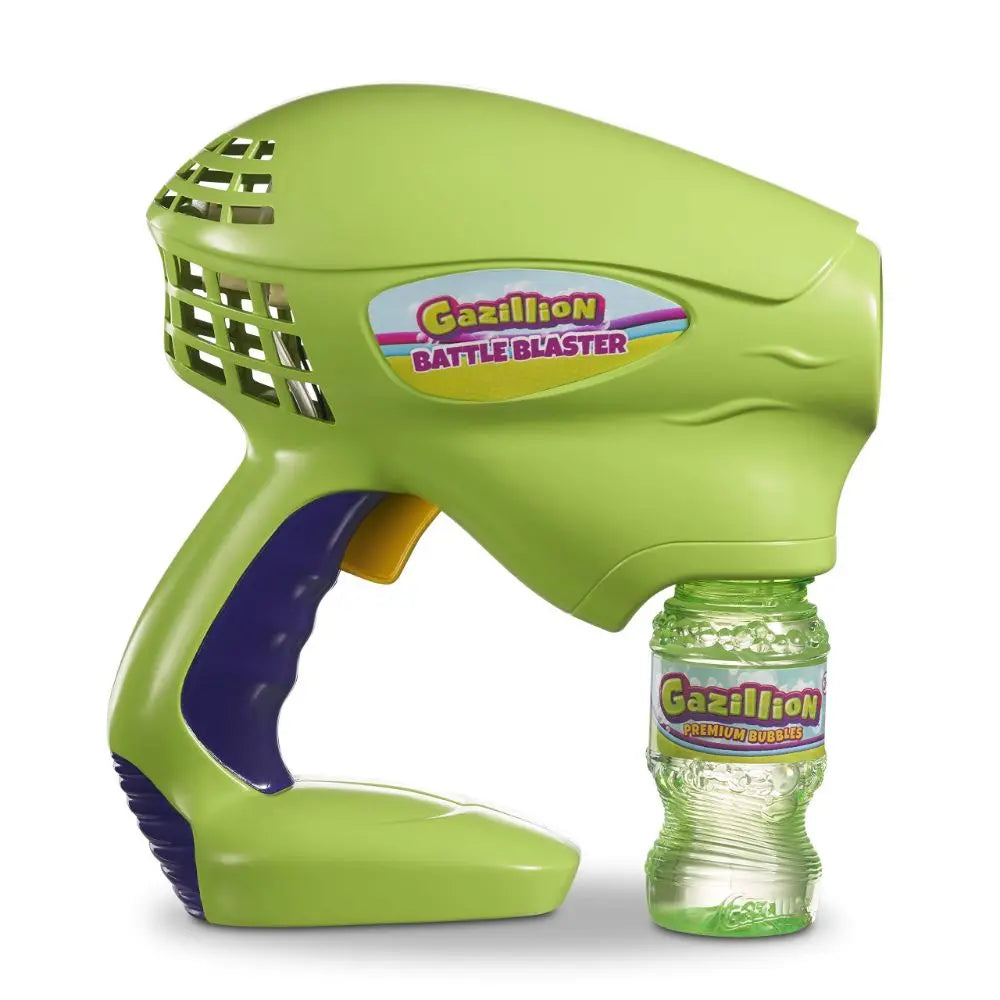 Gazillion Bubbles Battle Blaster With 4oz Solution, Battery Operated